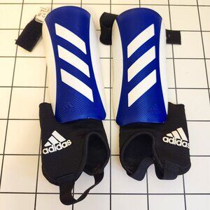 Adidas Kids Soccer Shin Guards Unisex Child Size Medium Blue Leg Protection